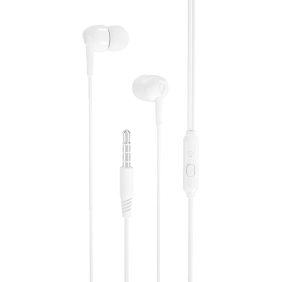 Handsfree με Βύσμα 3.5mm Ασπρο