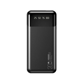 Power Bank 10000mAh 20W με Θύρα USB-A και Θύρα USB-C Power Delivery / Quick Charge 2.0 / Quick Charge 3.0 Μαύρο